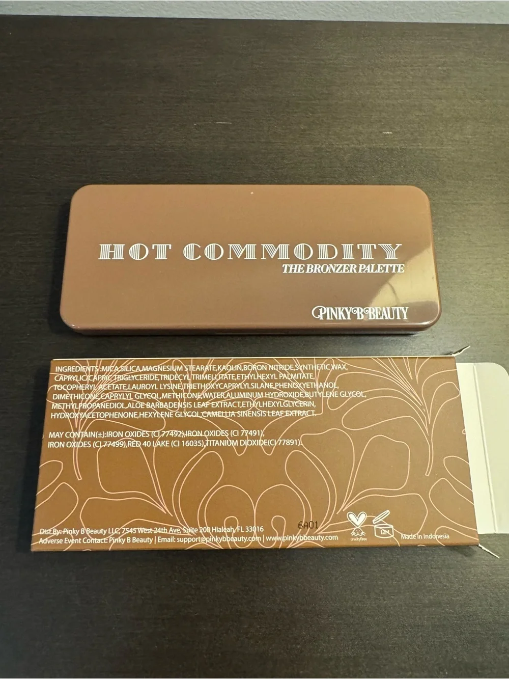 Pinky B Cosmetics Hot Commodity The Bronzer Palette 14 g Full Size NIB